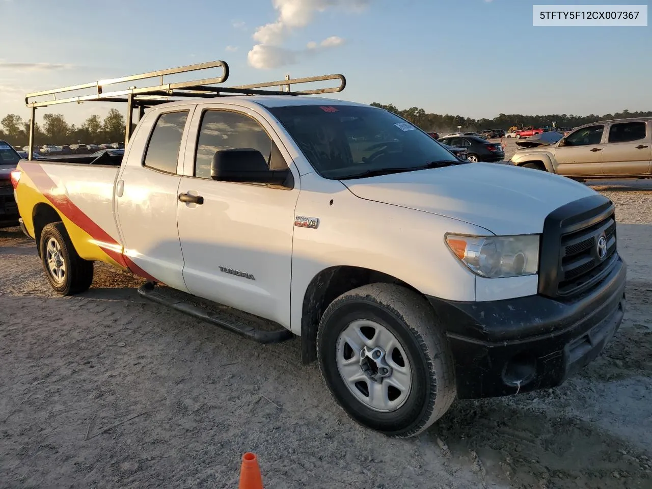 2012 Toyota Tundra Double Cab Sr5 VIN: 5TFTY5F12CX007367 Lot: 79122864