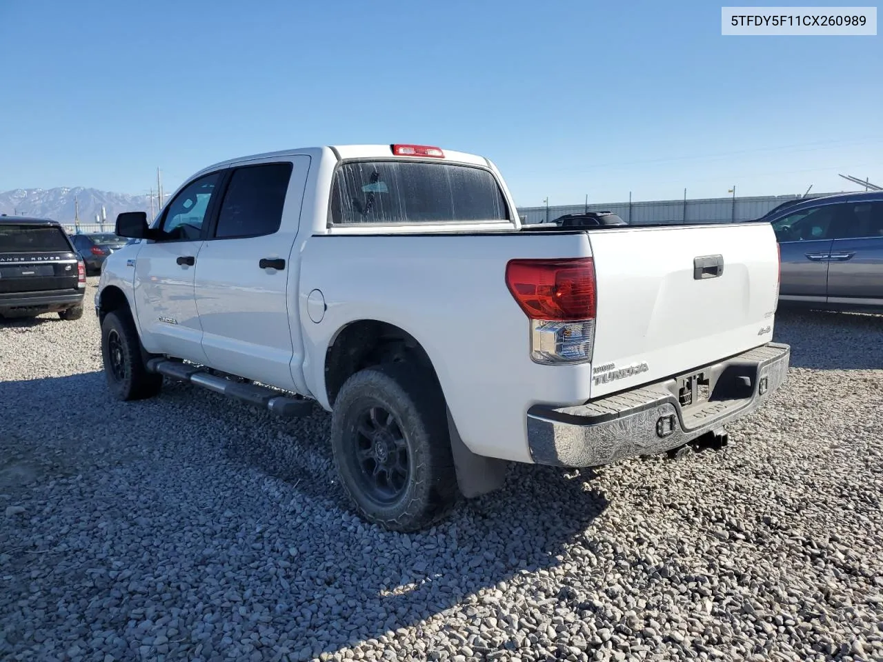 2012 Toyota Tundra Crewmax Sr5 VIN: 5TFDY5F11CX260989 Lot: 79284304