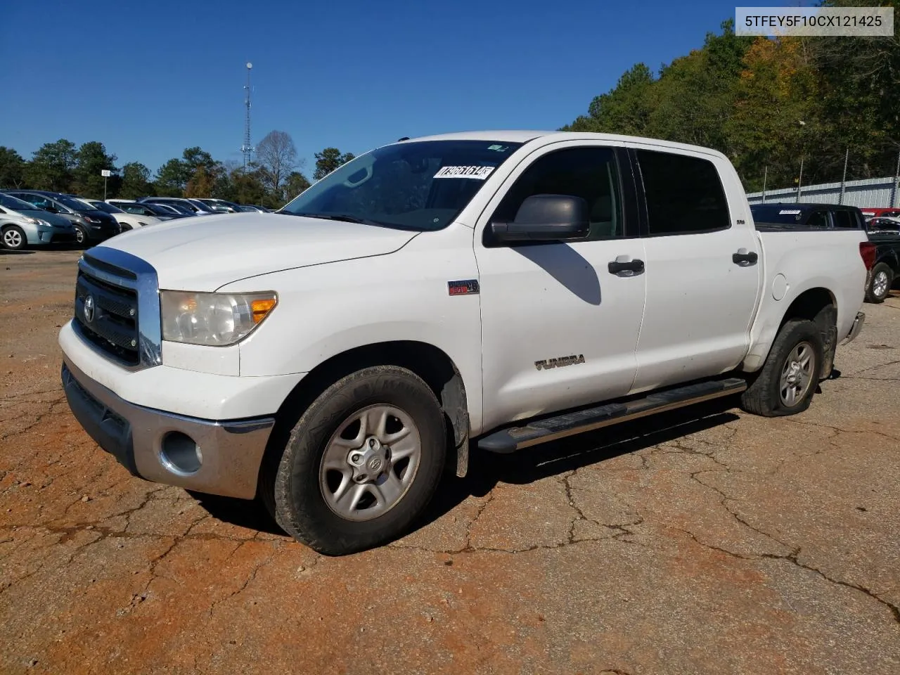 2012 Toyota Tundra Crewmax Sr5 VIN: 5TFEY5F10CX121425 Lot: 79661614