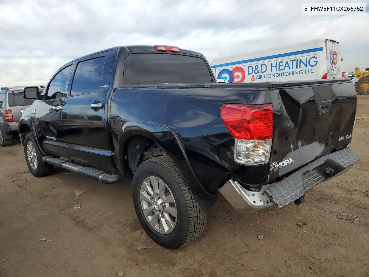 2012 Toyota Tundra Crewmax Limited VIN: 5TFHW5F11CX266752 Lot: 79671544