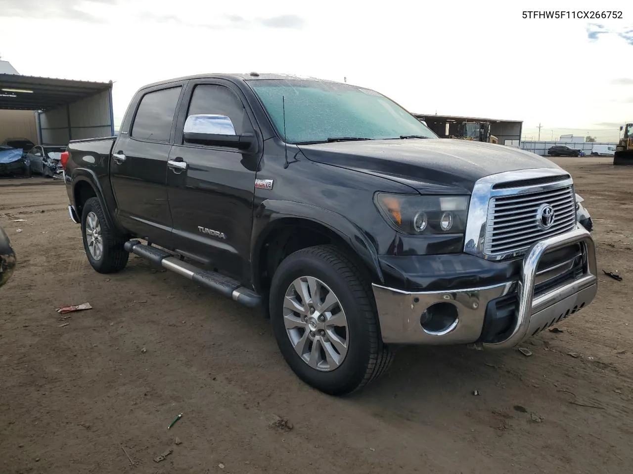 2012 Toyota Tundra Crewmax Limited VIN: 5TFHW5F11CX266752 Lot: 79671544