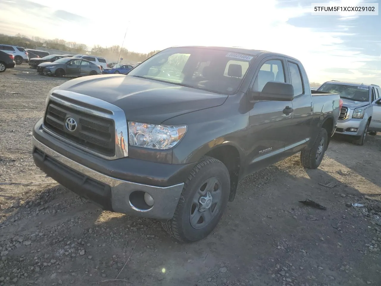 2012 Toyota Tundra Double Cab Sr5 VIN: 5TFUM5F1XCX029102 Lot: 80023404