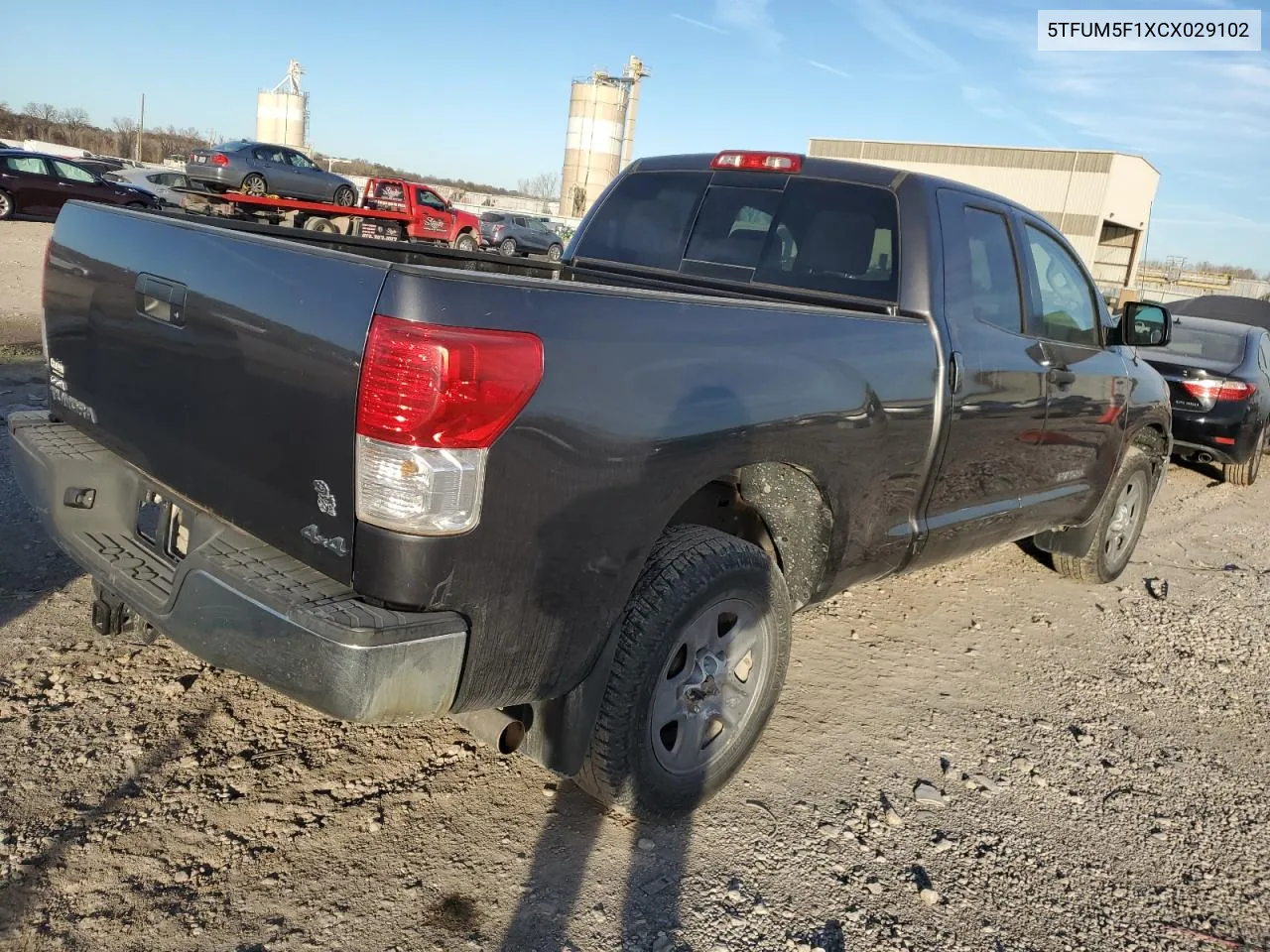 2012 Toyota Tundra Double Cab Sr5 VIN: 5TFUM5F1XCX029102 Lot: 80023404