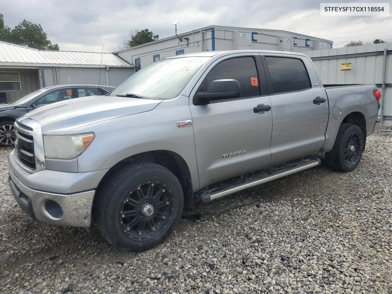 2012 Toyota Tundra Crewmax Sr5 VIN: 5TFEY5F17CX118554 Lot: 80237244