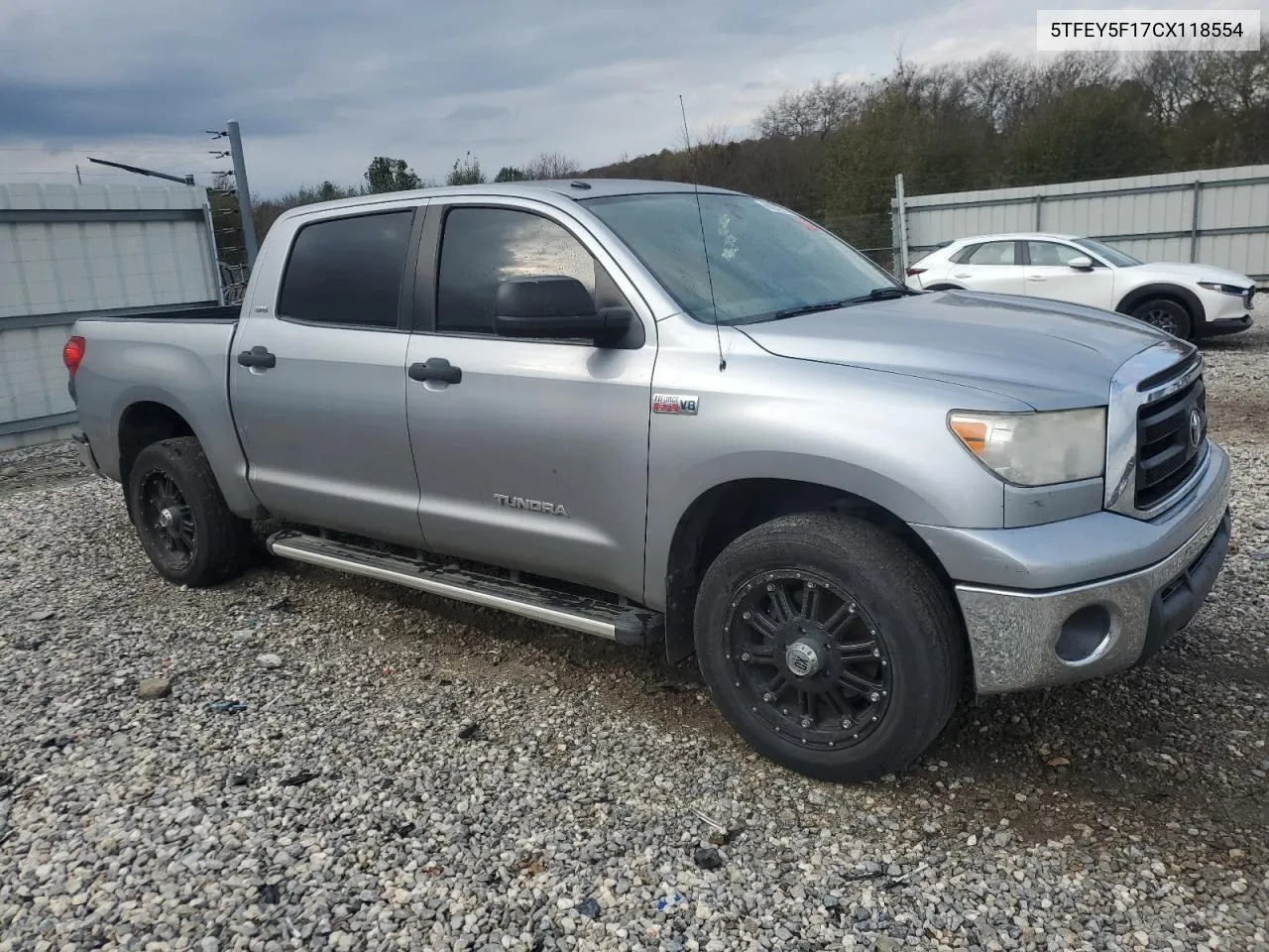 2012 Toyota Tundra Crewmax Sr5 VIN: 5TFEY5F17CX118554 Lot: 80237244