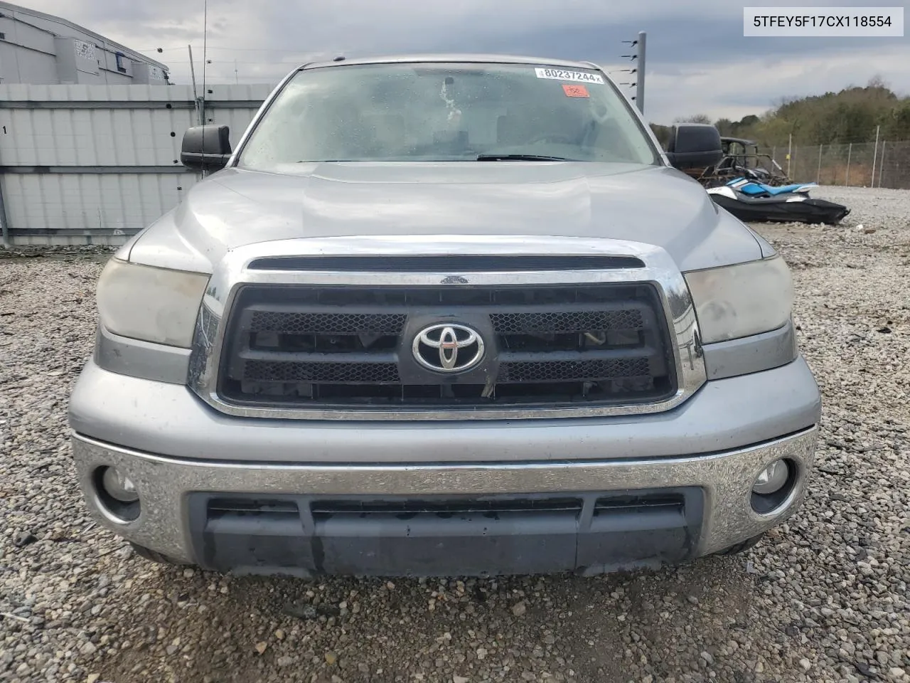 2012 Toyota Tundra Crewmax Sr5 VIN: 5TFEY5F17CX118554 Lot: 80237244