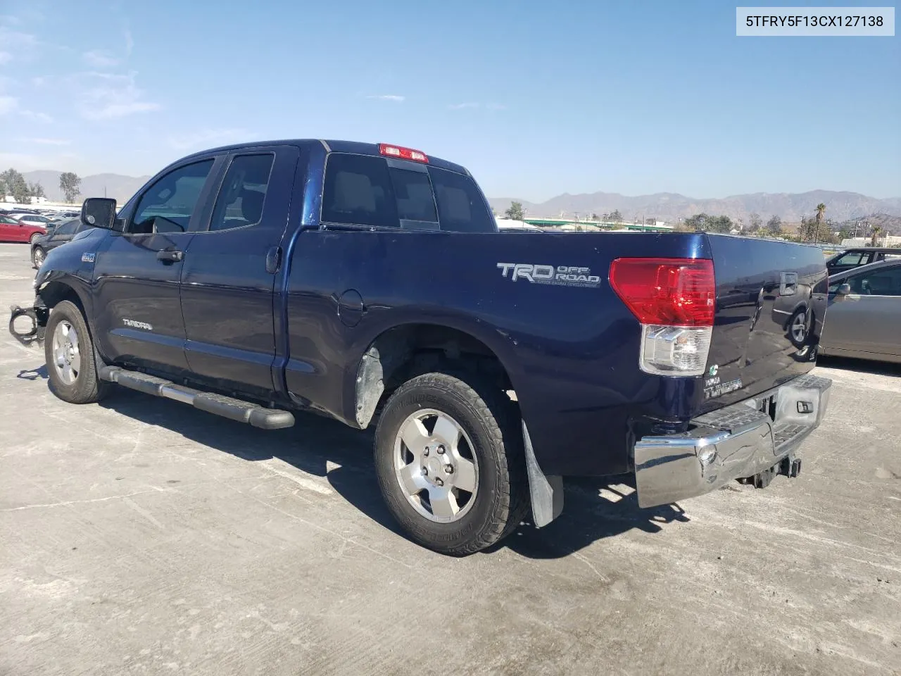 2012 Toyota Tundra Double Cab Sr5 VIN: 5TFRY5F13CX127138 Lot: 80273794