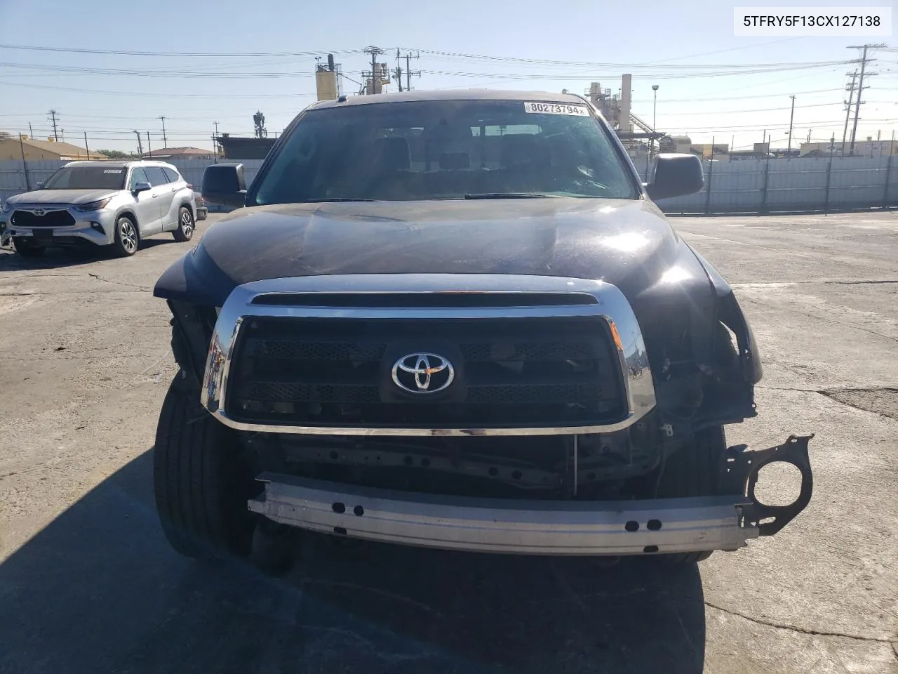 2012 Toyota Tundra Double Cab Sr5 VIN: 5TFRY5F13CX127138 Lot: 80273794