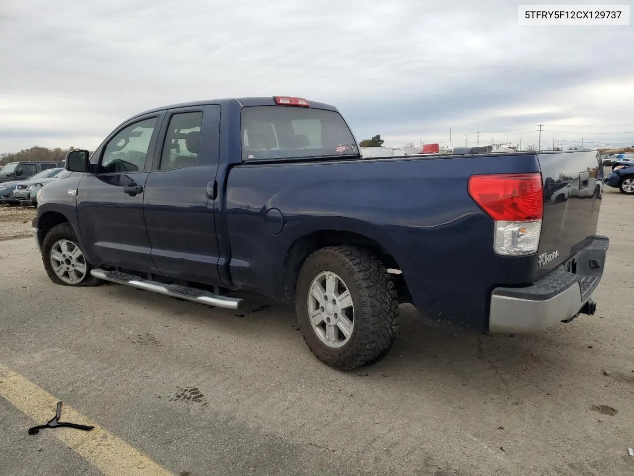 2012 Toyota Tundra Double Cab Sr5 VIN: 5TFRY5F12CX129737 Lot: 80796684