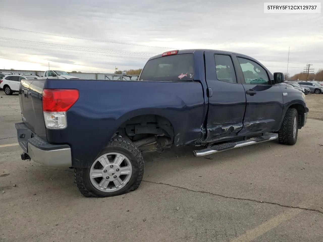 2012 Toyota Tundra Double Cab Sr5 VIN: 5TFRY5F12CX129737 Lot: 80796684