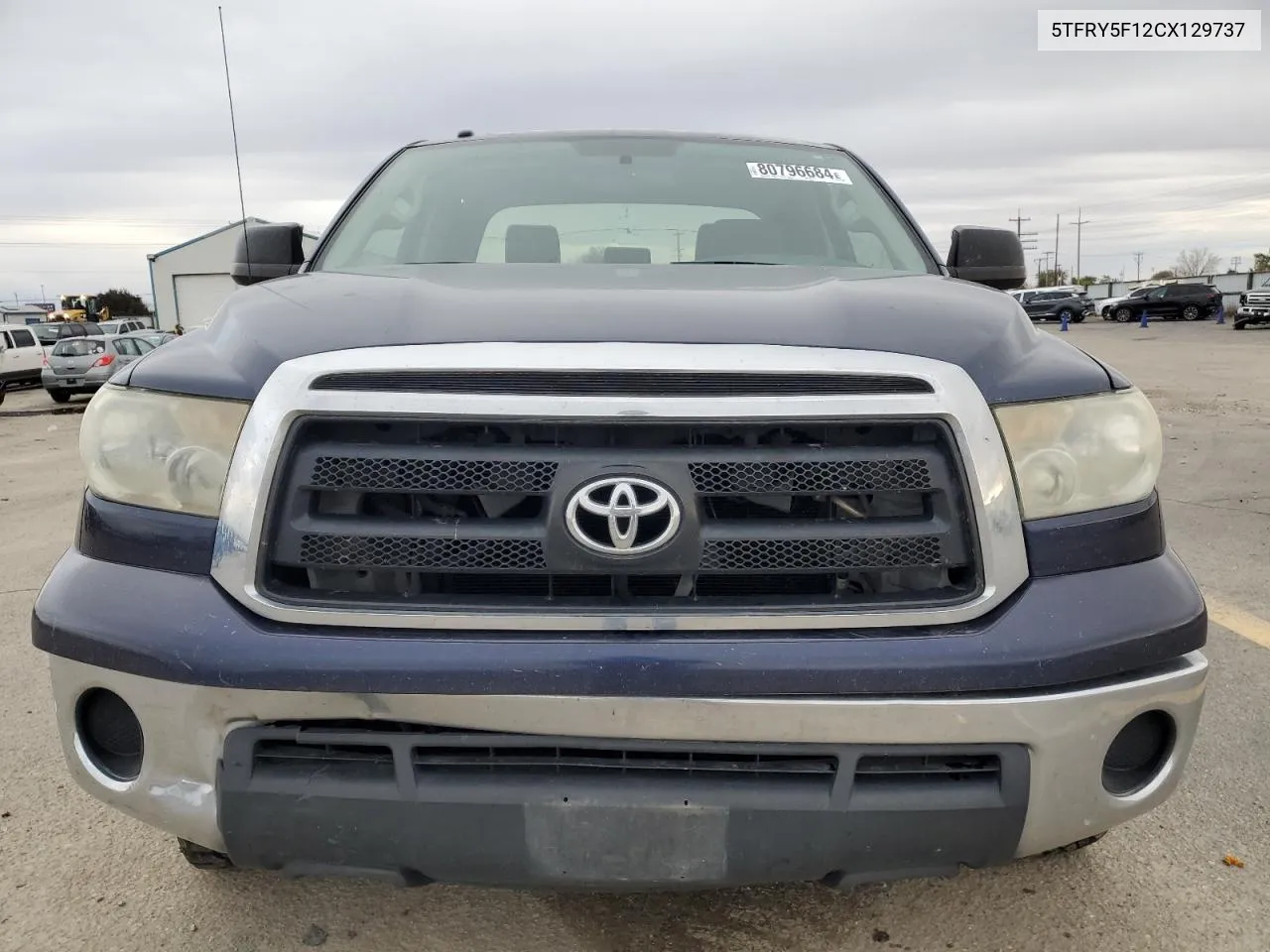 2012 Toyota Tundra Double Cab Sr5 VIN: 5TFRY5F12CX129737 Lot: 80796684