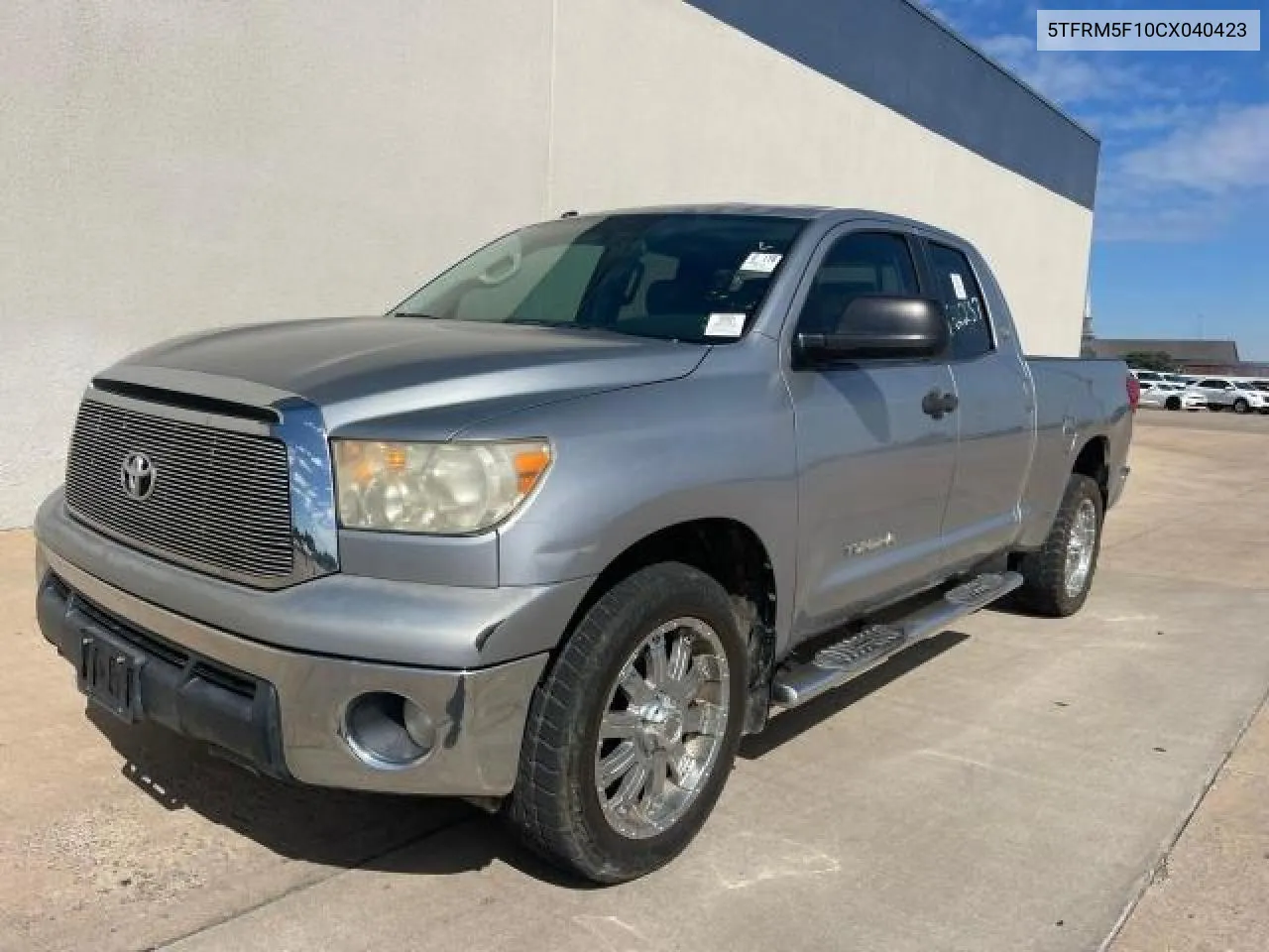 2012 Toyota Tundra Double Cab Sr5 VIN: 5TFRM5F10CX040423 Lot: 81420764