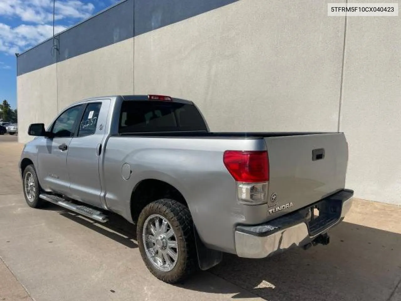 2012 Toyota Tundra Double Cab Sr5 VIN: 5TFRM5F10CX040423 Lot: 81420764