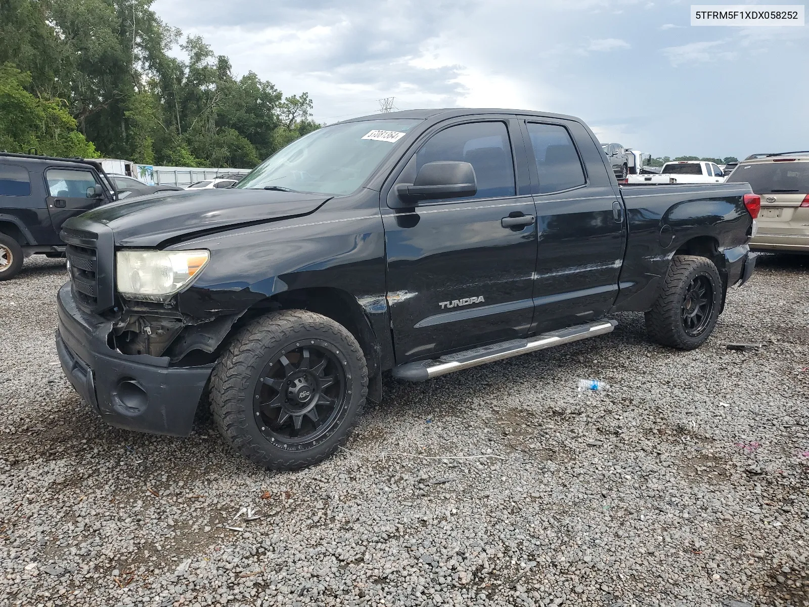 5TFRM5F1XDX058252 2013 Toyota Tundra Double Cab Sr5