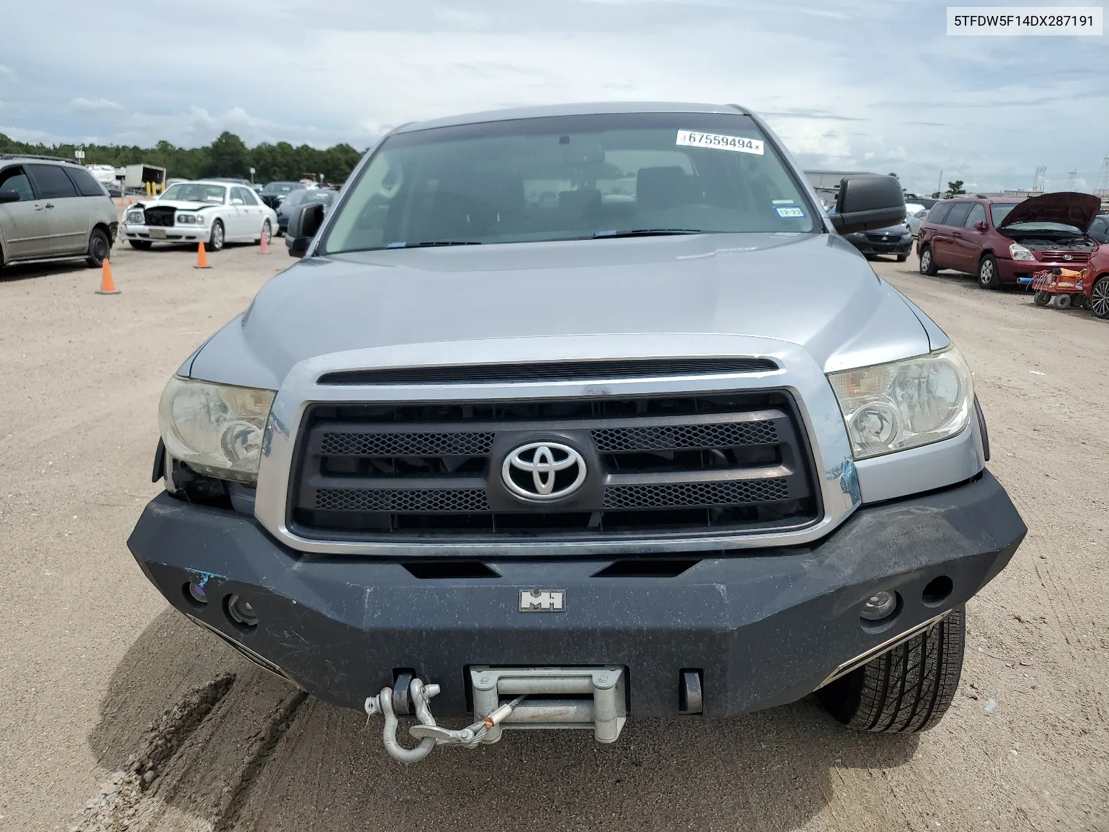 2013 Toyota Tundra Crewmax Sr5 VIN: 5TFDW5F14DX287191 Lot: 67559494