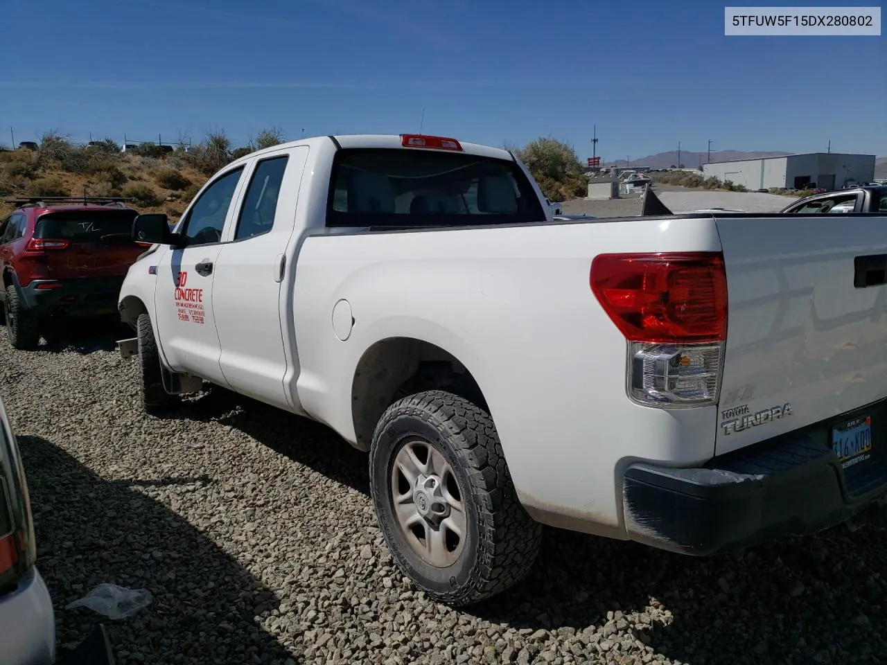 2013 Toyota Tundra Double Cab Sr5 VIN: 5TFUW5F15DX280802 Lot: 68144314