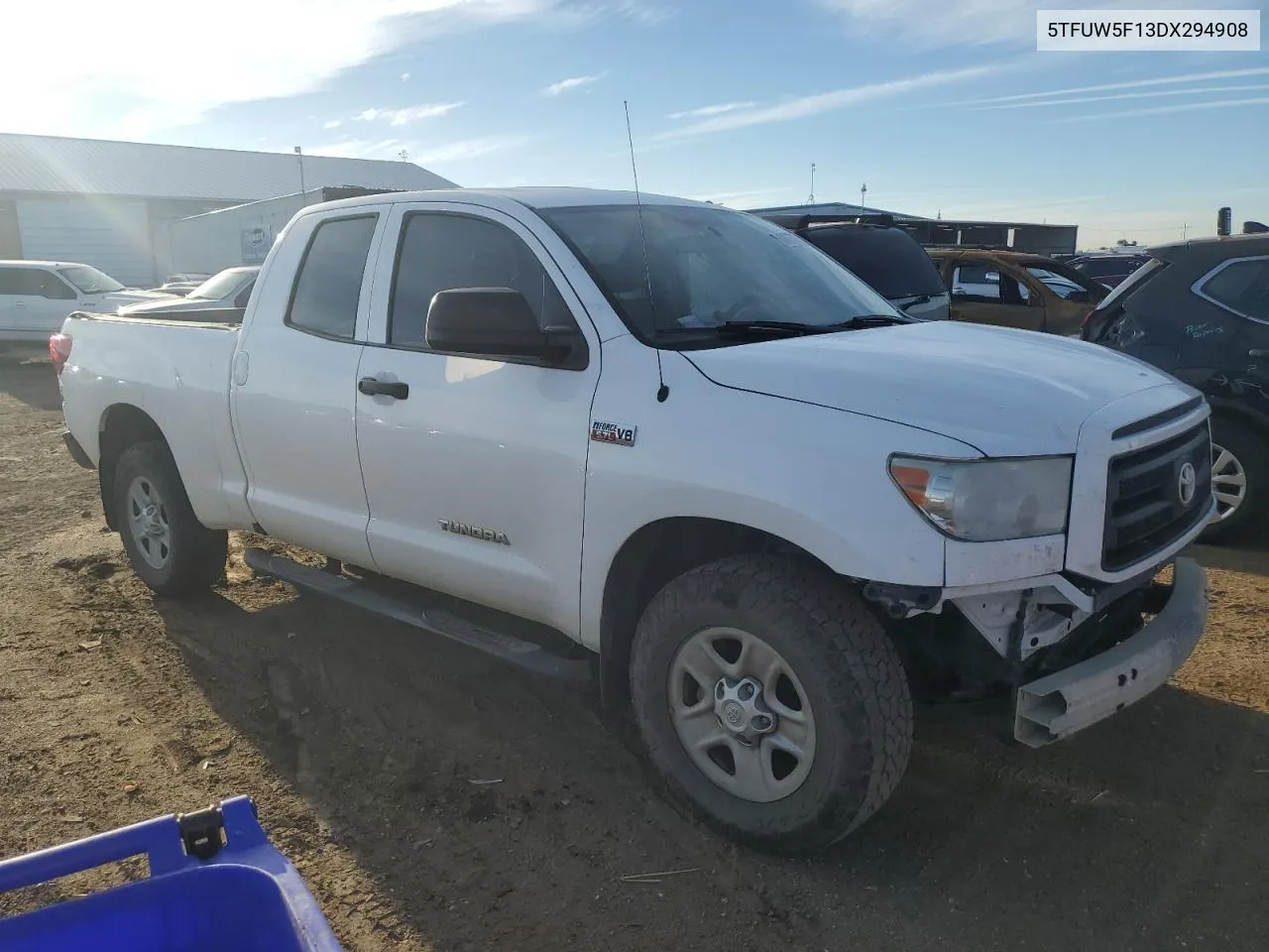 2013 Toyota Tundra Double Cab Sr5 VIN: 5TFUW5F13DX294908 Lot: 69405564