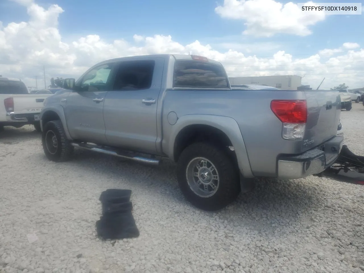 2013 Toyota Tundra Crewmax Limited VIN: 5TFFY5F10DX140918 Lot: 69751084