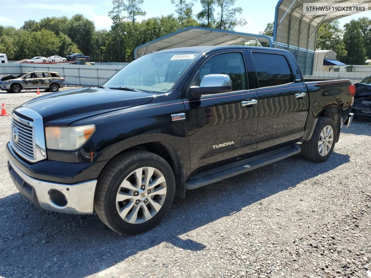 2013 Toyota Tundra Crewmax Limited VIN: 5TFHW5F19DX287883 Lot: 69849844