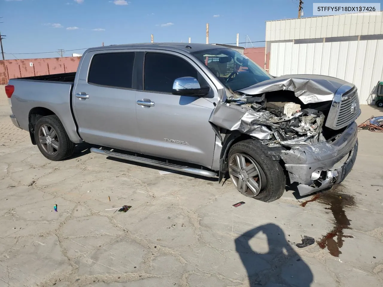 2013 Toyota Tundra Crewmax Limited VIN: 5TFFY5F18DX137426 Lot: 70493514