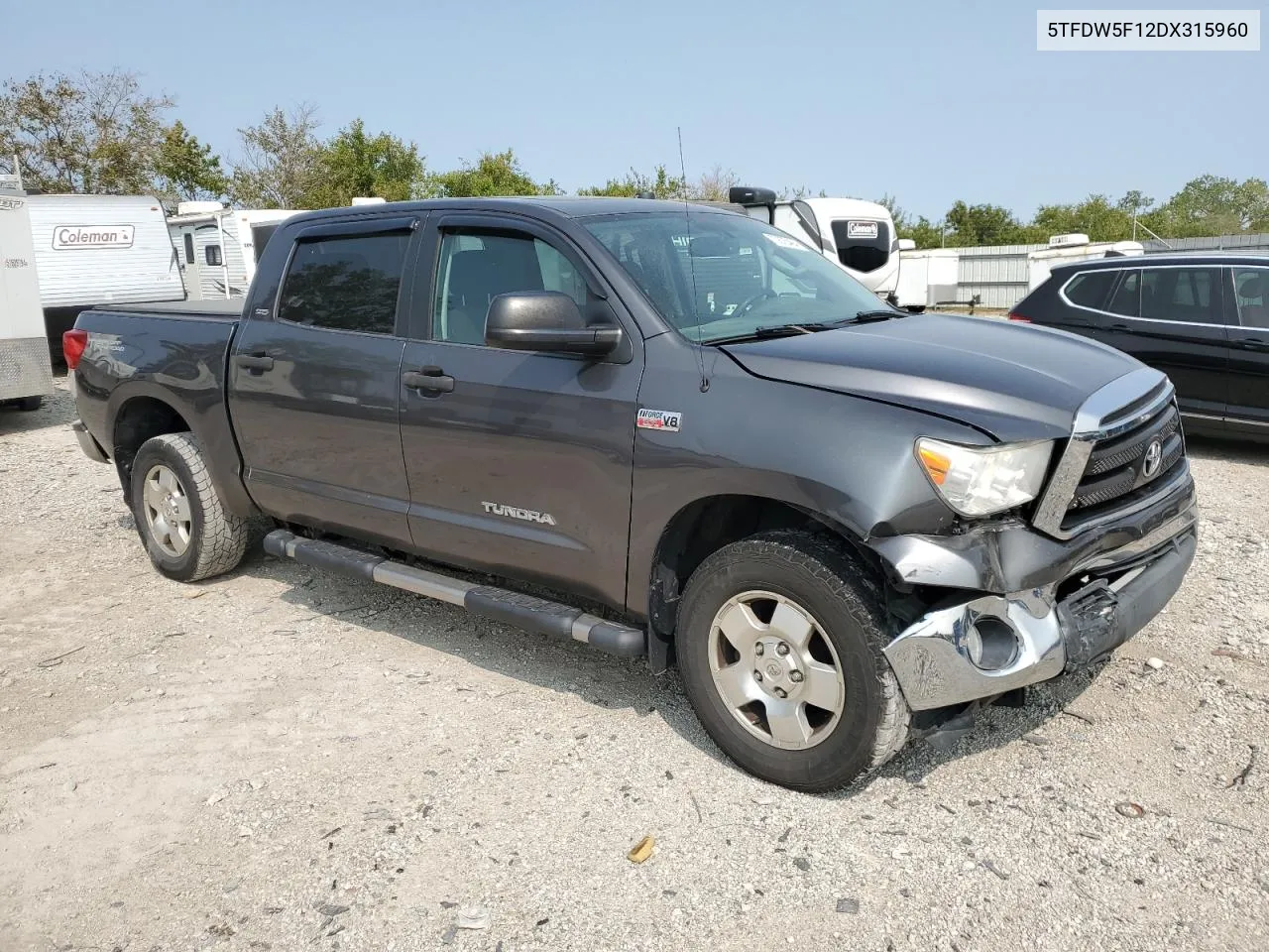 2013 Toyota Tundra Crewmax Sr5 VIN: 5TFDW5F12DX315960 Lot: 70875494