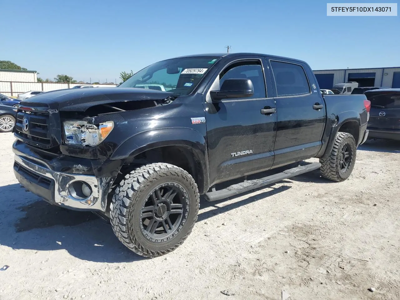 2013 Toyota Tundra Crewmax Sr5 VIN: 5TFEY5F10DX143071 Lot: 70929794