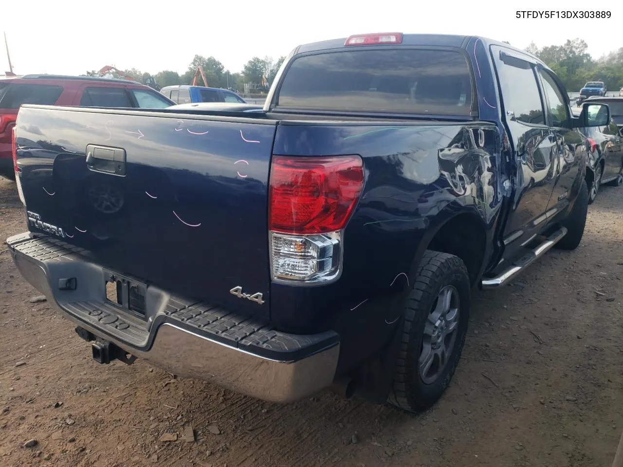 2013 Toyota Tundra Crewmax Sr5 VIN: 5TFDY5F13DX303889 Lot: 71151194