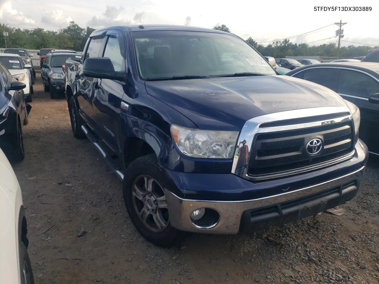 2013 Toyota Tundra Crewmax Sr5 VIN: 5TFDY5F13DX303889 Lot: 71151194