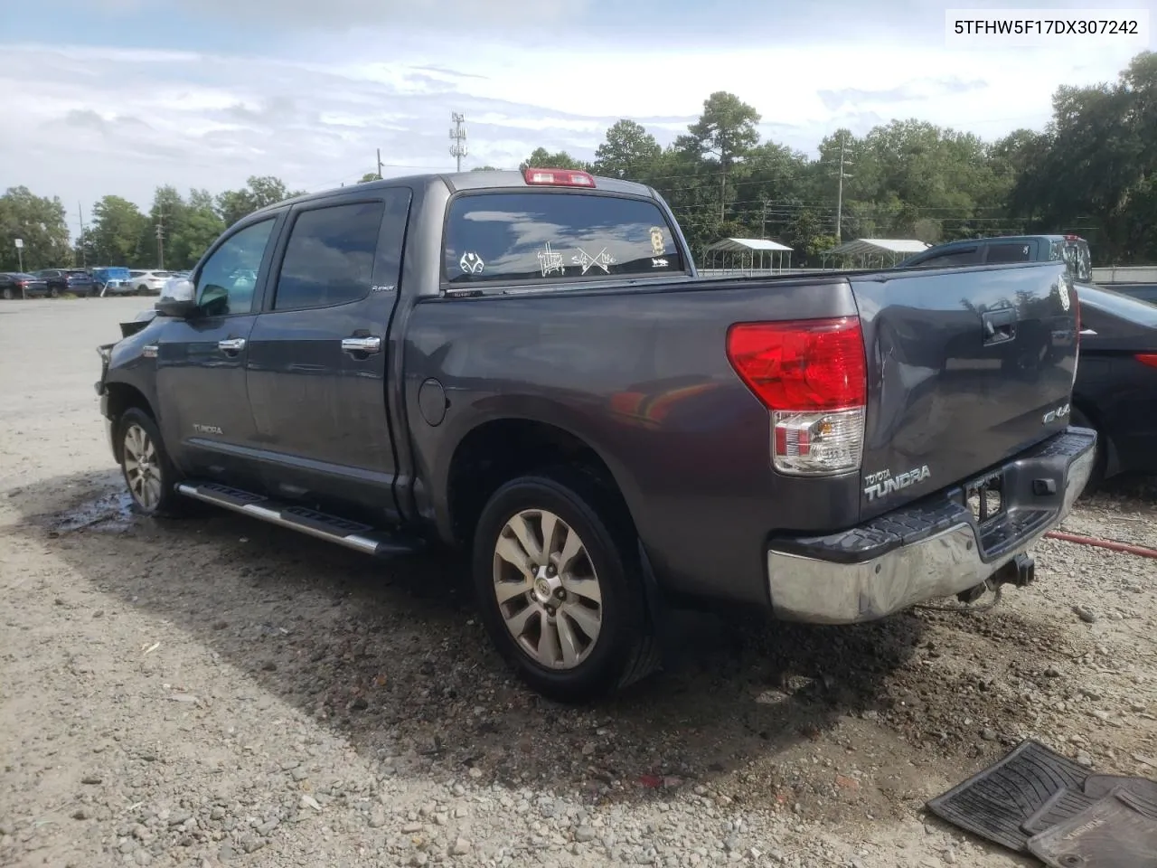 2013 Toyota Tundra Crewmax Limited VIN: 5TFHW5F17DX307242 Lot: 71557454