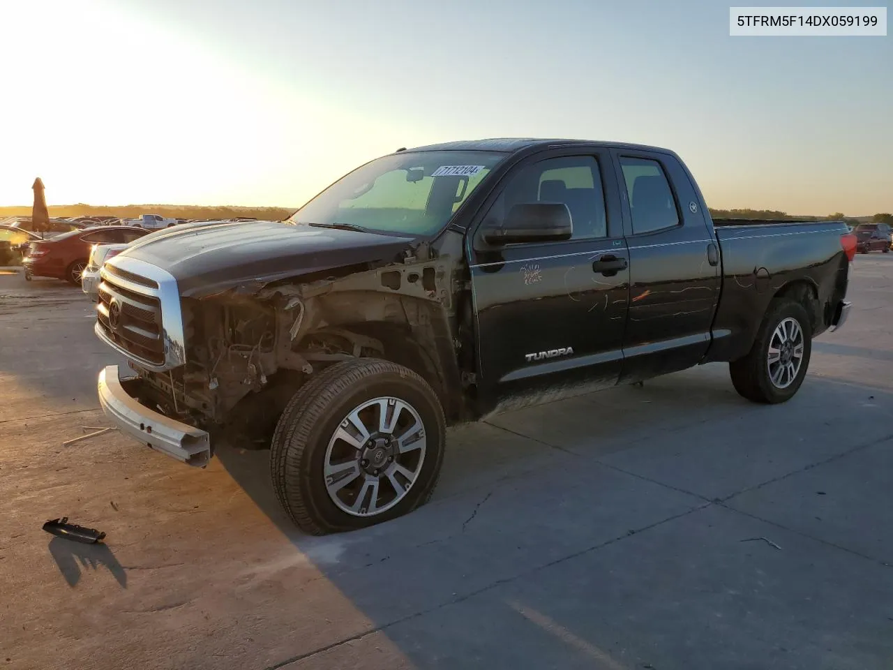 2013 Toyota Tundra Double Cab Sr5 VIN: 5TFRM5F14DX059199 Lot: 71712104