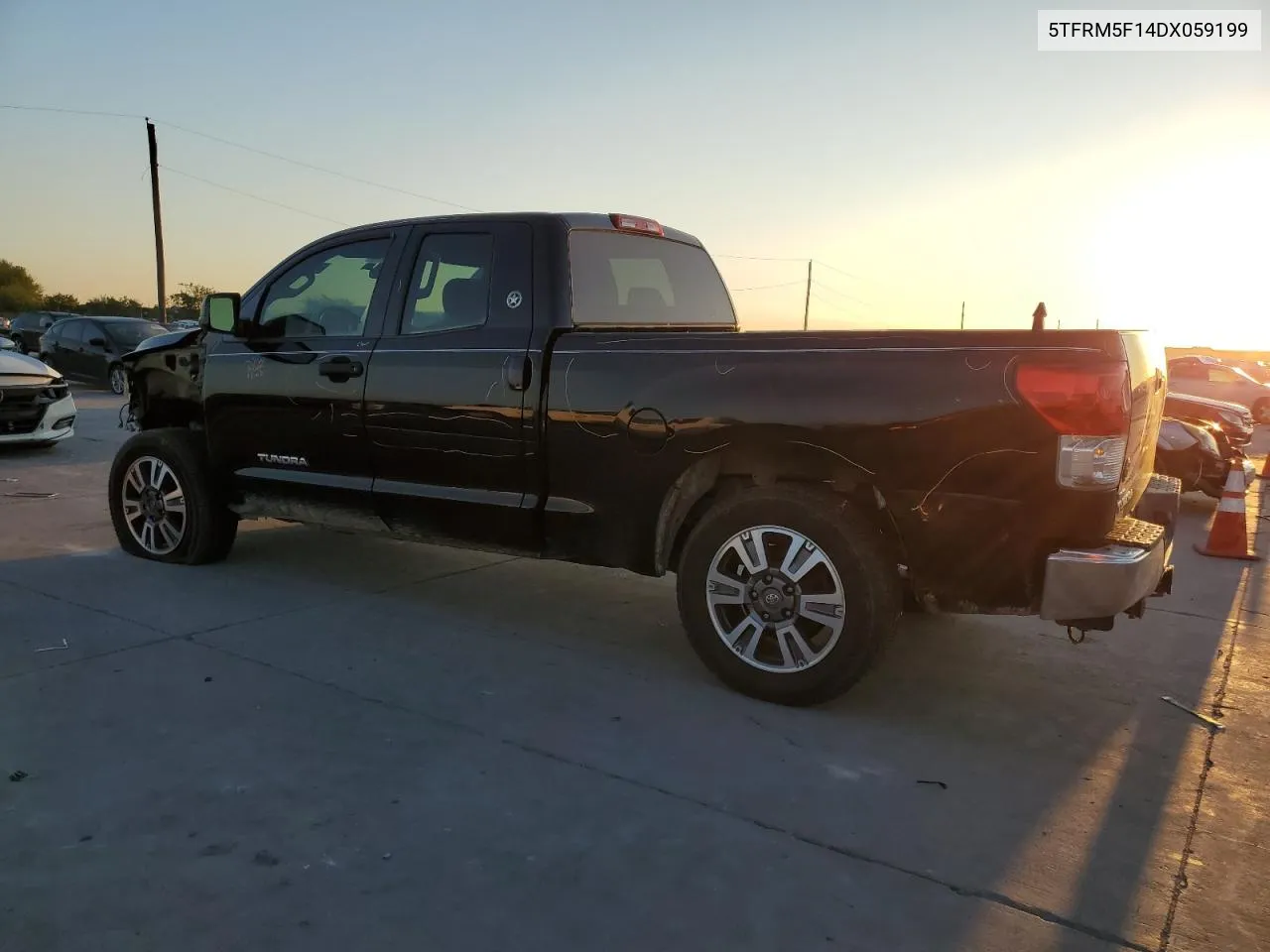 2013 Toyota Tundra Double Cab Sr5 VIN: 5TFRM5F14DX059199 Lot: 71712104