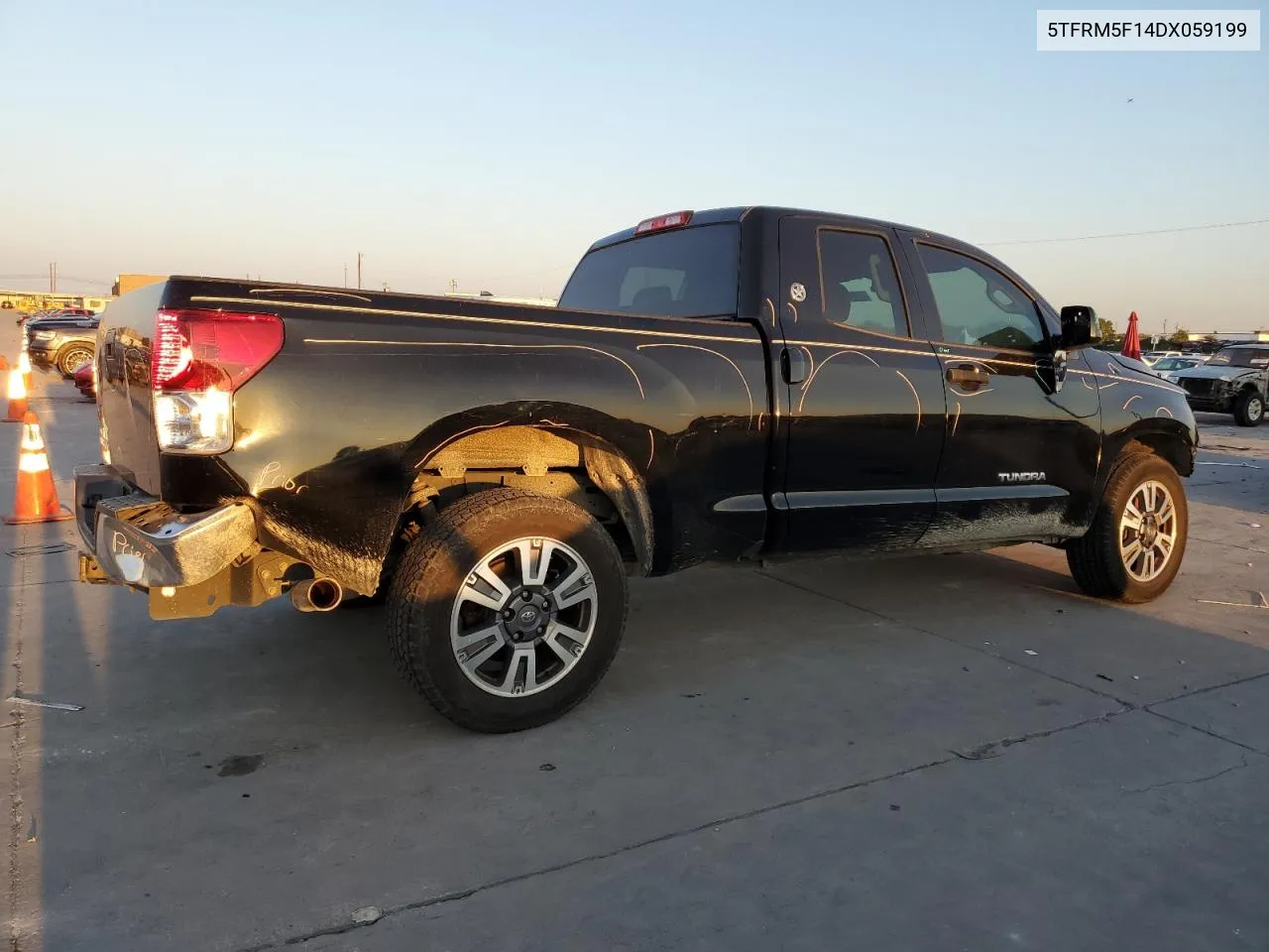 2013 Toyota Tundra Double Cab Sr5 VIN: 5TFRM5F14DX059199 Lot: 71712104