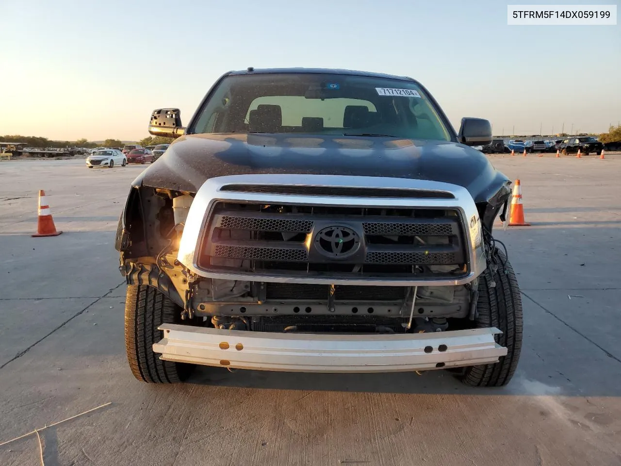 2013 Toyota Tundra Double Cab Sr5 VIN: 5TFRM5F14DX059199 Lot: 71712104