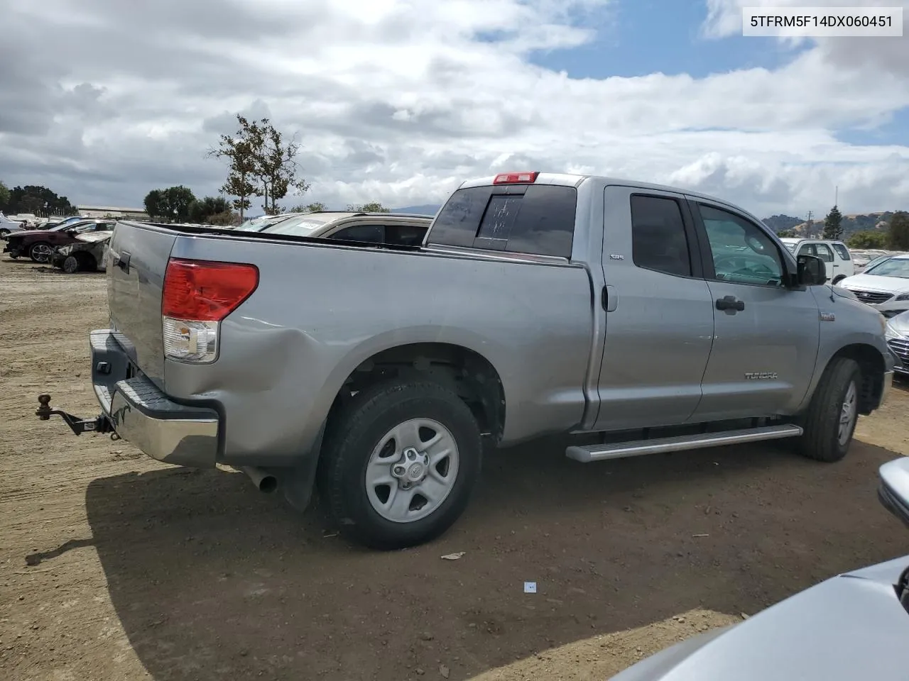 2013 Toyota Tundra Double Cab Sr5 VIN: 5TFRM5F14DX060451 Lot: 71766194