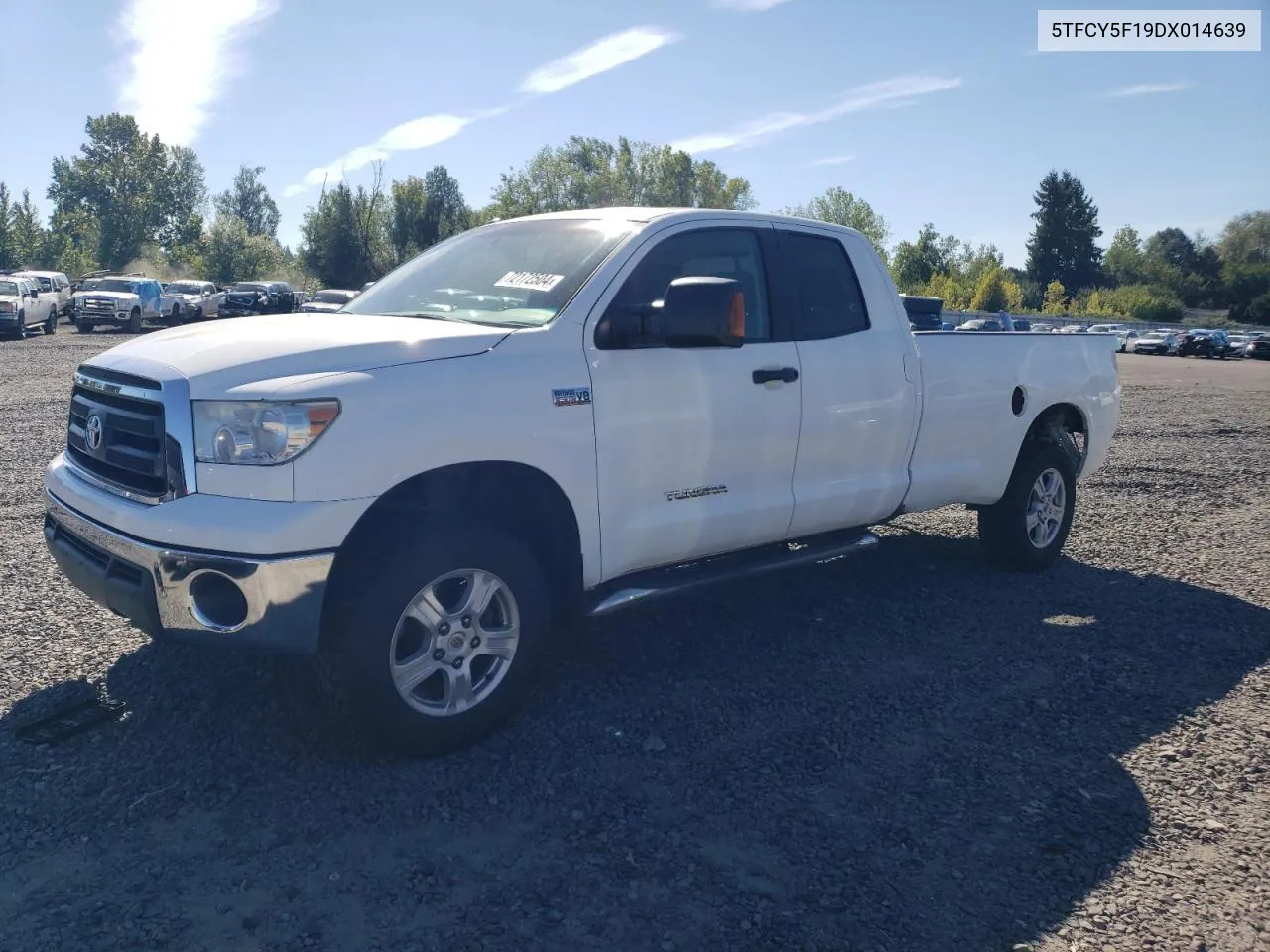 2013 Toyota Tundra Double Cab Sr5 VIN: 5TFCY5F19DX014639 Lot: 72172504