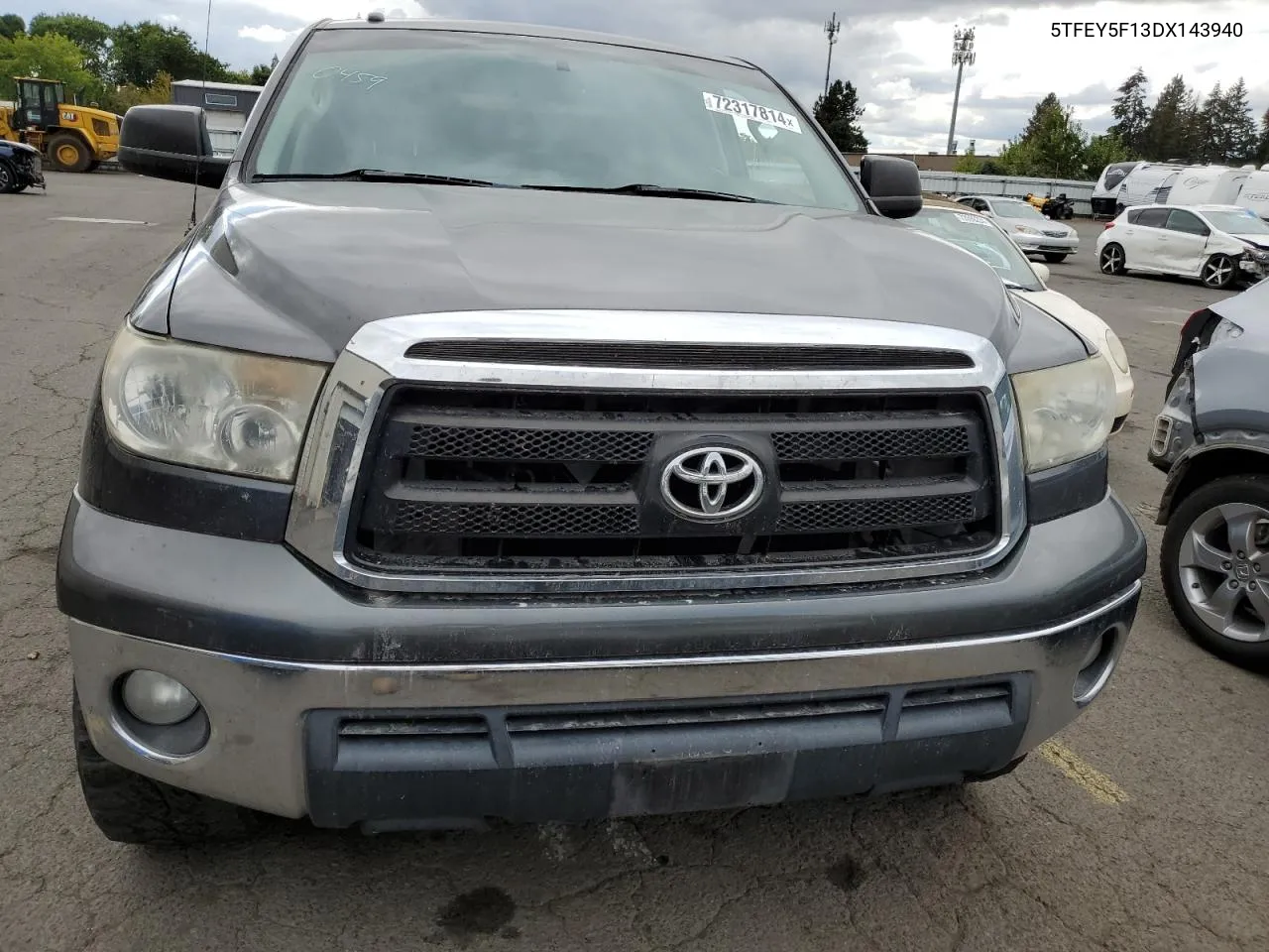 2013 Toyota Tundra Crewmax Sr5 VIN: 5TFEY5F13DX143940 Lot: 72317814