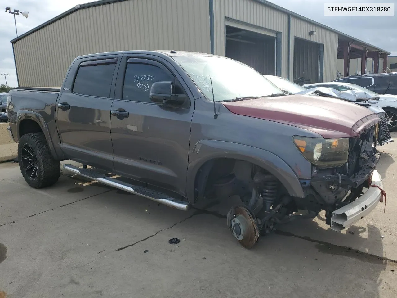 2013 Toyota Tundra Crewmax Limited VIN: 5TFHW5F14DX318280 Lot: 72630974