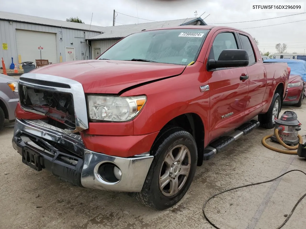 2013 Toyota Tundra Double Cab Sr5 VIN: 5TFUW5F16DX296099 Lot: 72988024