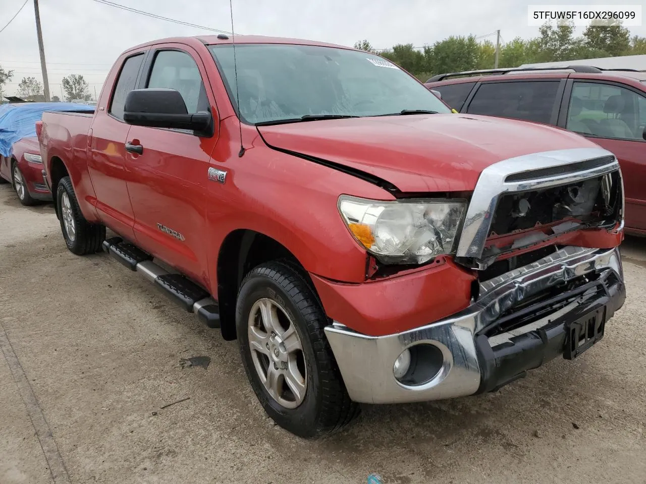 2013 Toyota Tundra Double Cab Sr5 VIN: 5TFUW5F16DX296099 Lot: 72988024