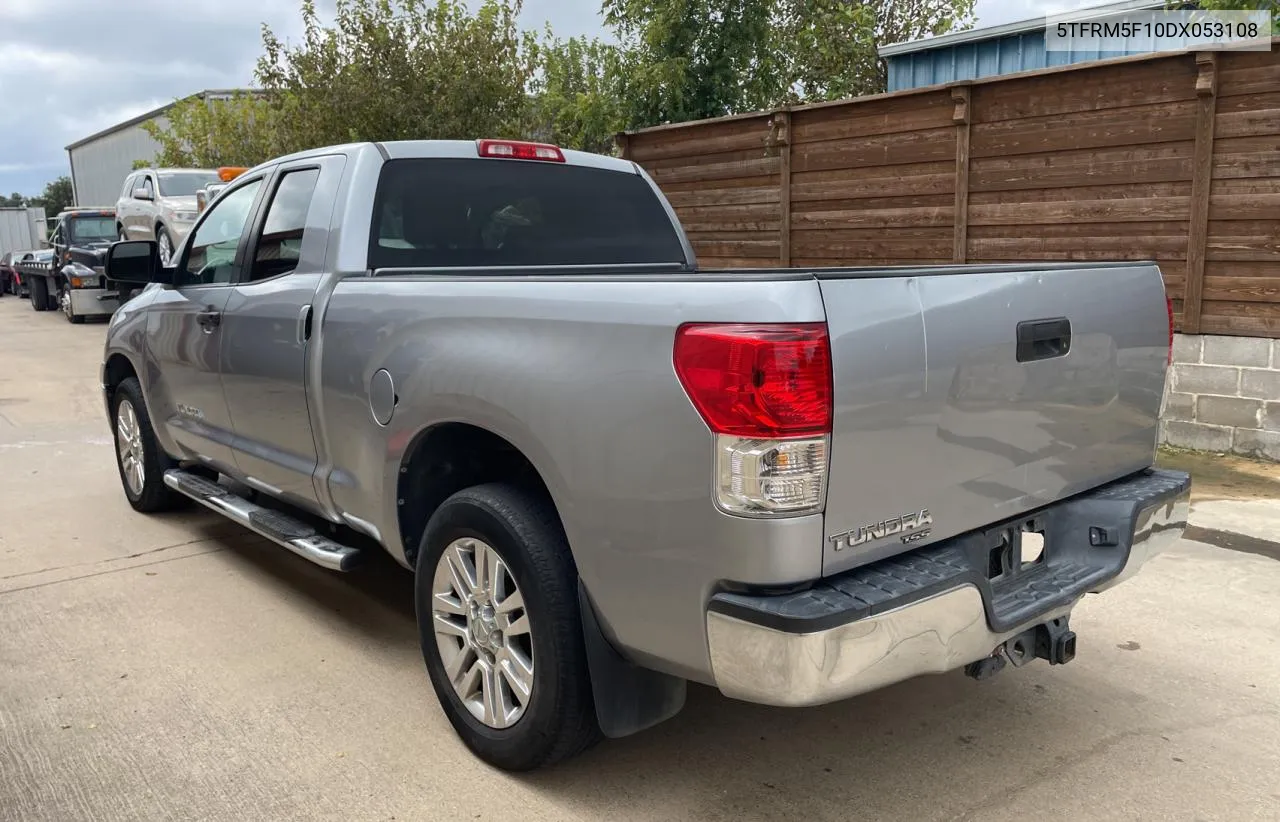 2013 Toyota Tundra Double Cab Sr5 VIN: 5TFRM5F10DX053108 Lot: 73349804