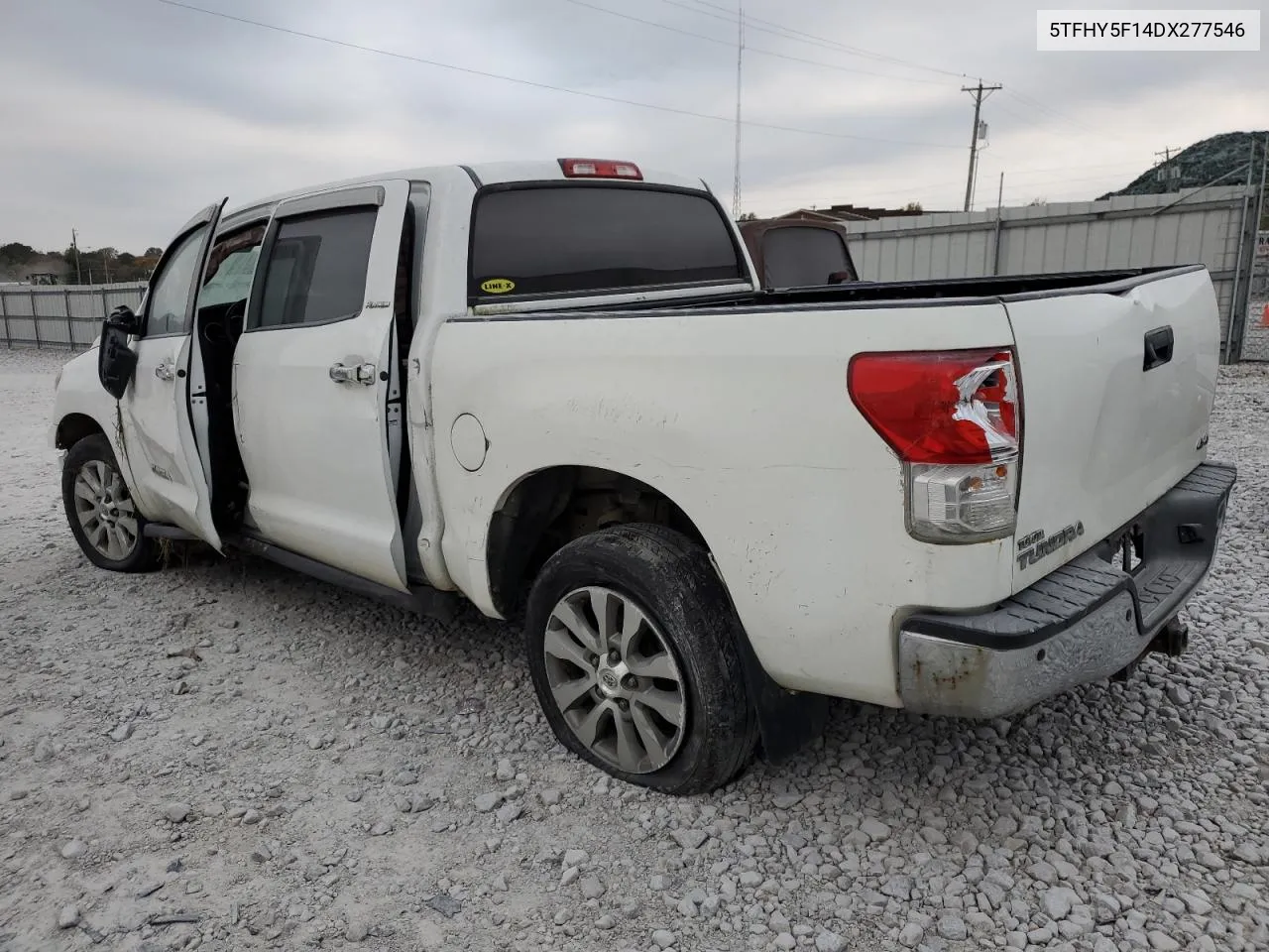 2013 Toyota Tundra Crewmax Limited VIN: 5TFHY5F14DX277546 Lot: 73507524