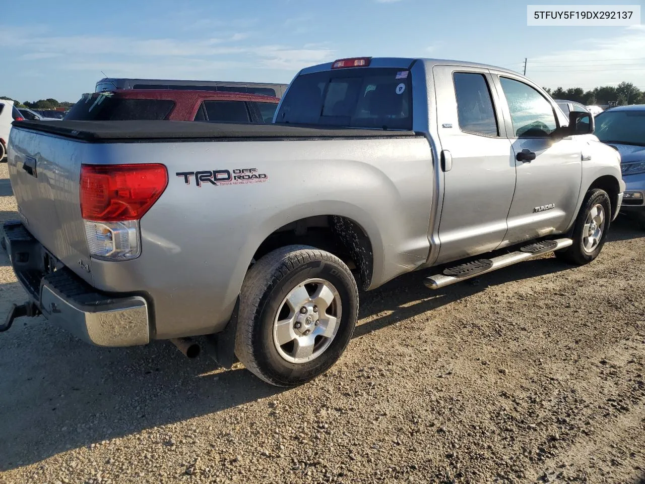 2013 Toyota Tundra Double Cab Sr5 VIN: 5TFUY5F19DX292137 Lot: 74025354