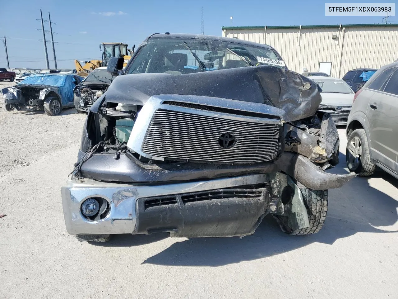 2013 Toyota Tundra Crewmax Sr5 VIN: 5TFEM5F1XDX063983 Lot: 74485534