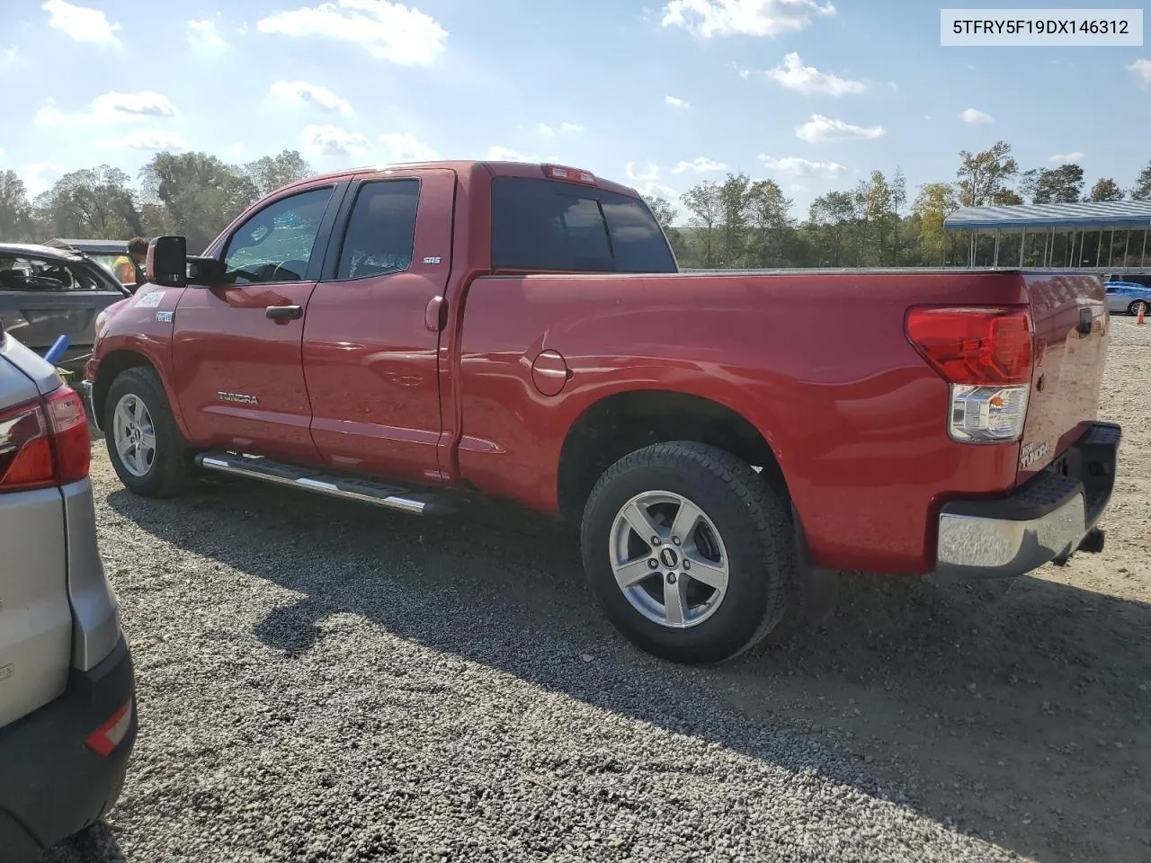 2013 Toyota Tundra Double Cab Sr5 VIN: 5TFRY5F19DX146312 Lot: 74859014