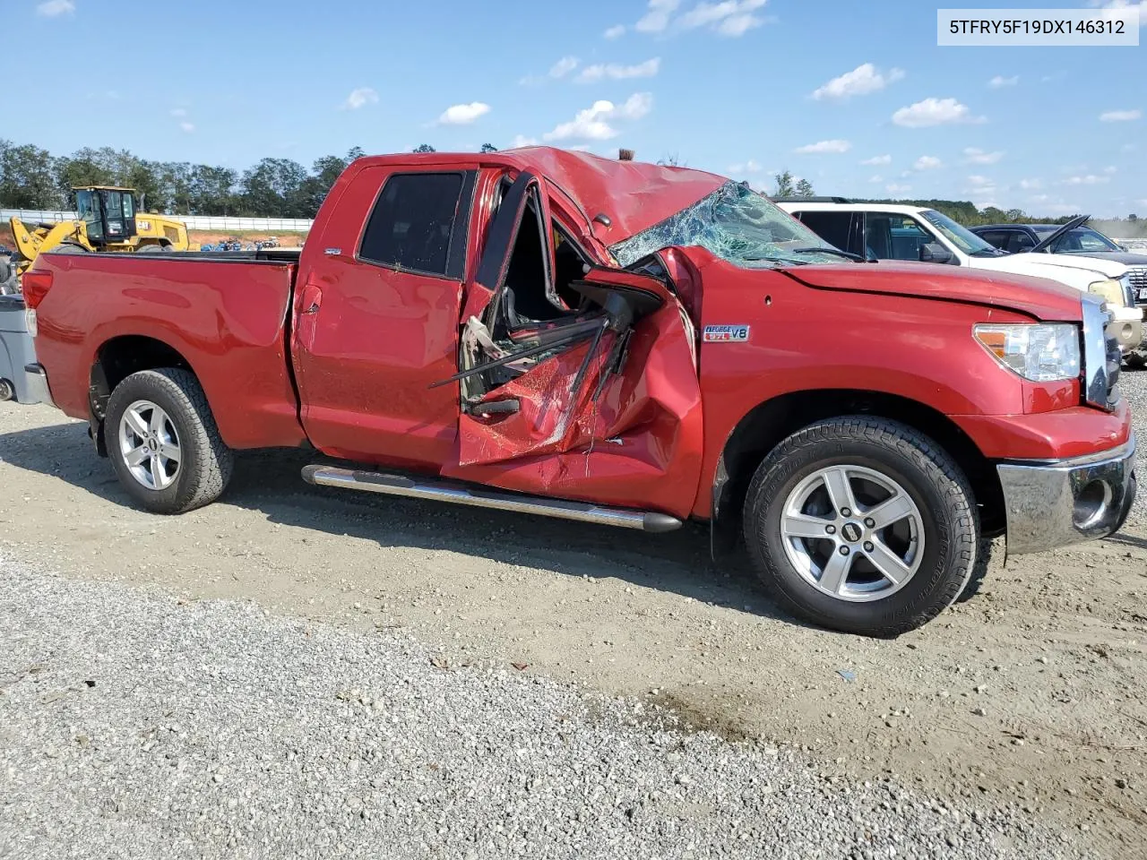 2013 Toyota Tundra Double Cab Sr5 VIN: 5TFRY5F19DX146312 Lot: 74859014