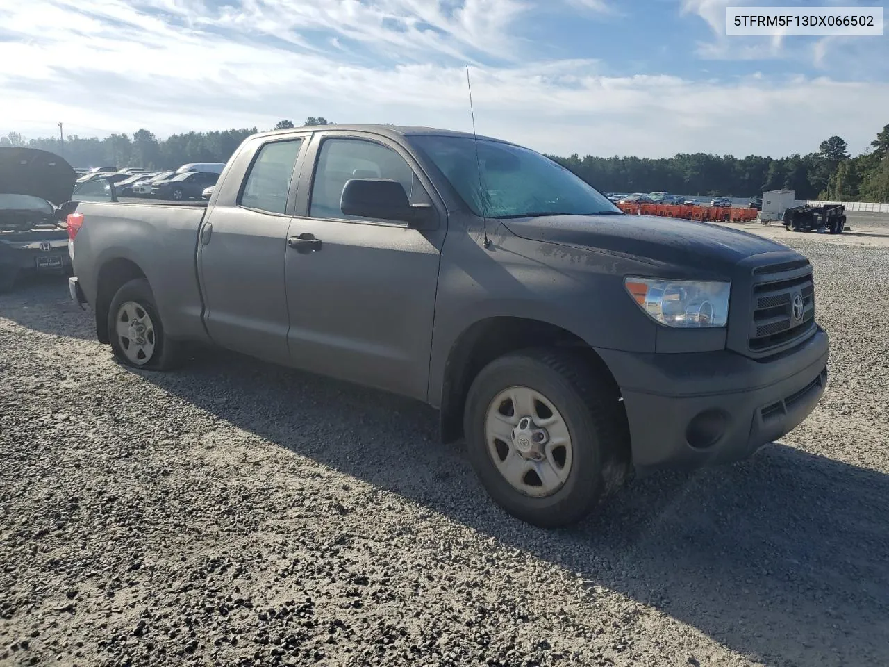 2013 Toyota Tundra Double Cab Sr5 VIN: 5TFRM5F13DX066502 Lot: 74989834