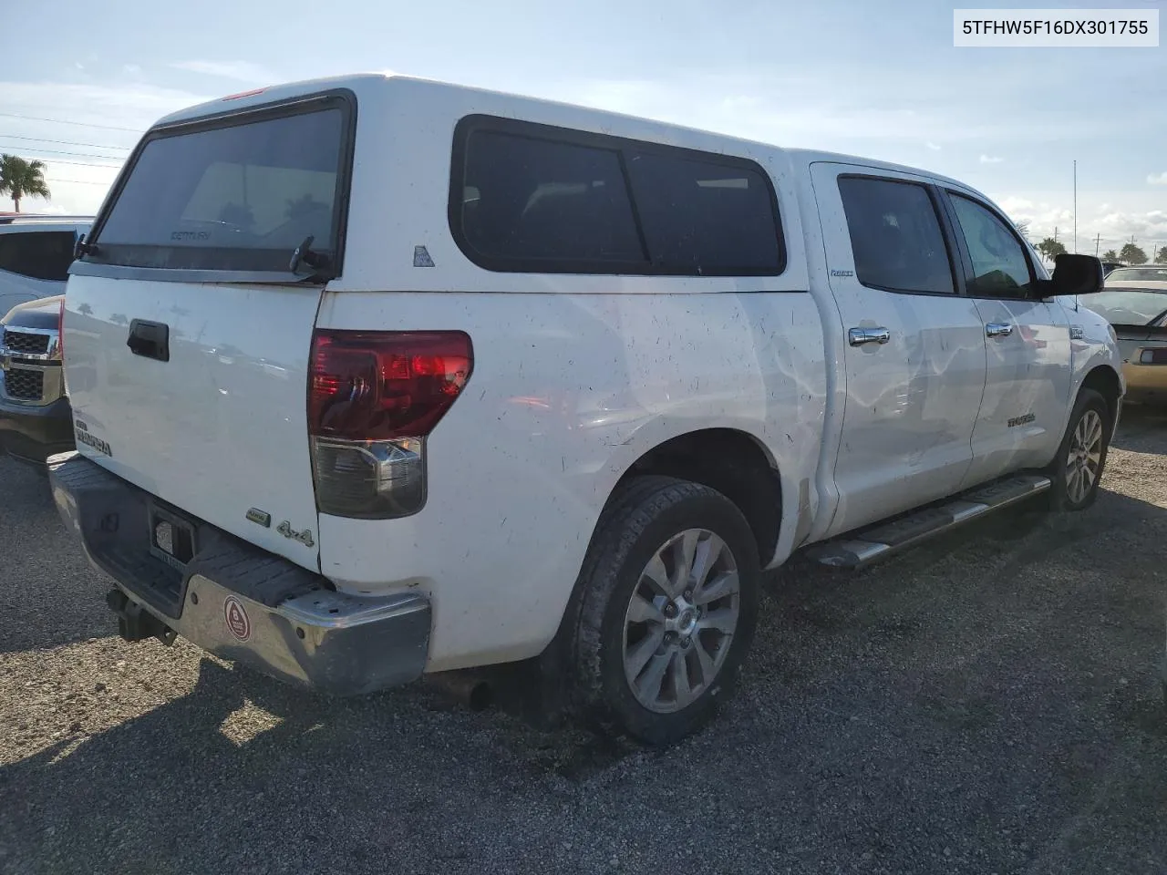 2013 Toyota Tundra Crewmax Limited VIN: 5TFHW5F16DX301755 Lot: 75227824