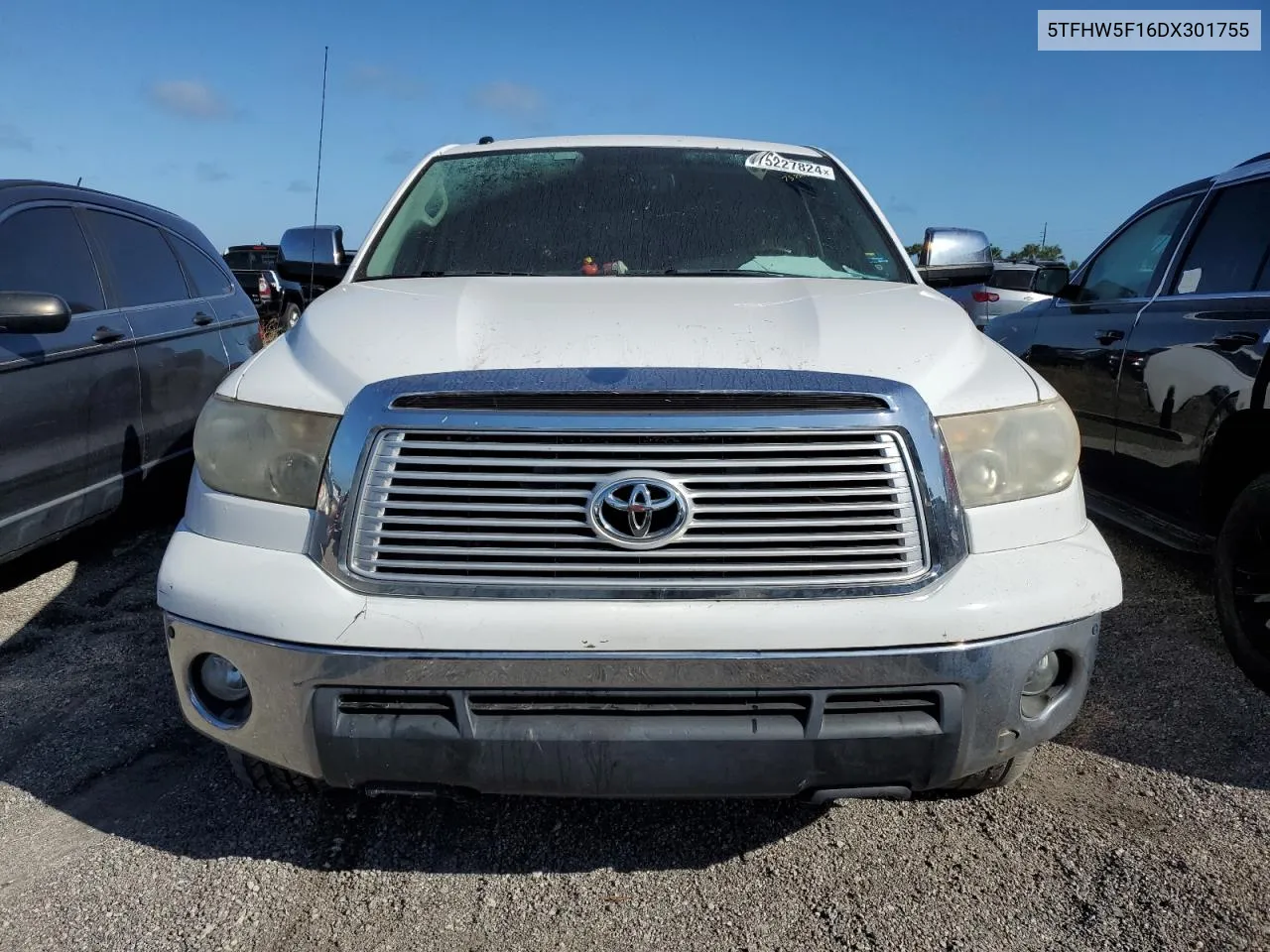 2013 Toyota Tundra Crewmax Limited VIN: 5TFHW5F16DX301755 Lot: 75227824