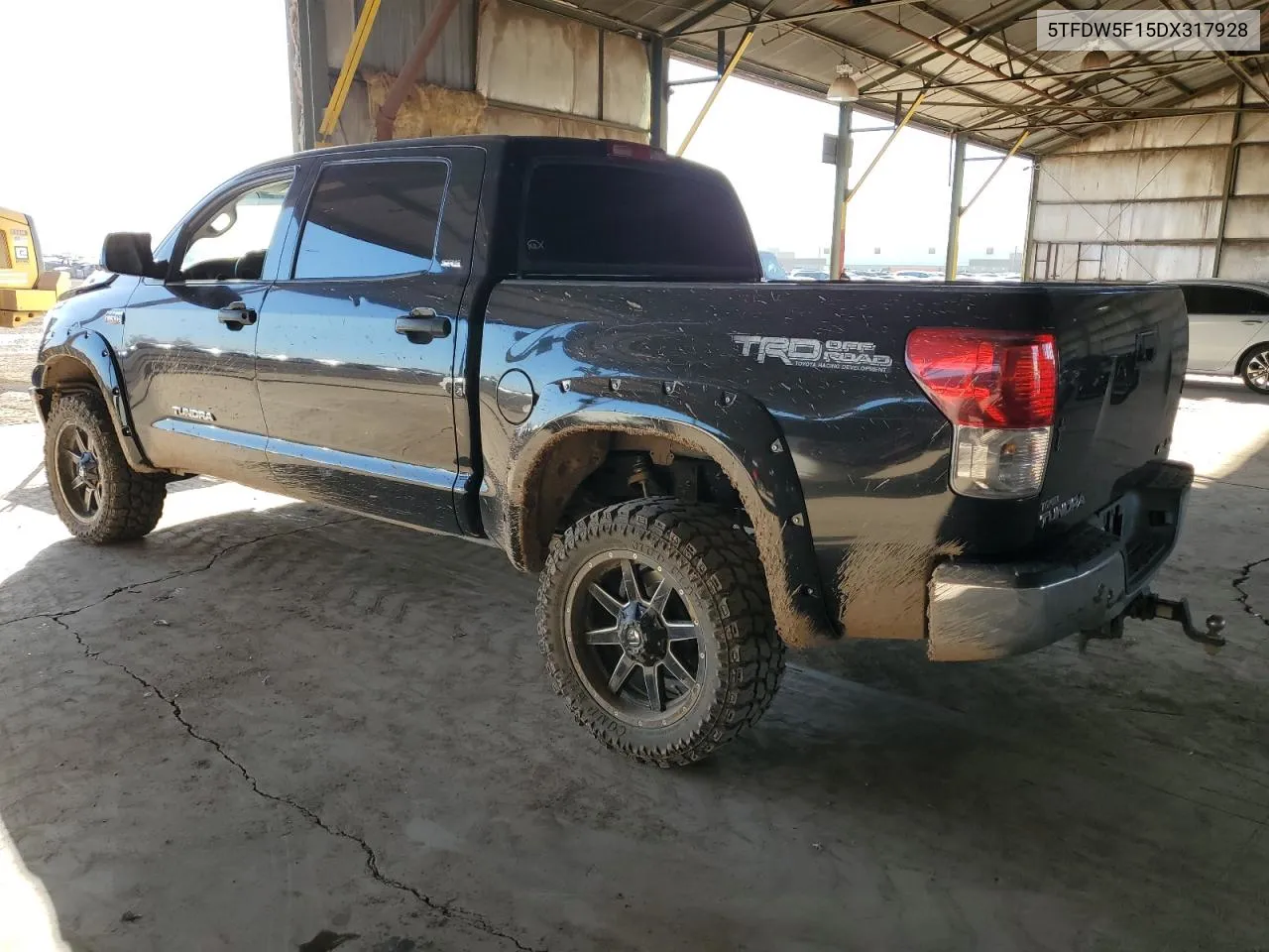 2013 Toyota Tundra Crewmax Sr5 VIN: 5TFDW5F15DX317928 Lot: 75253604