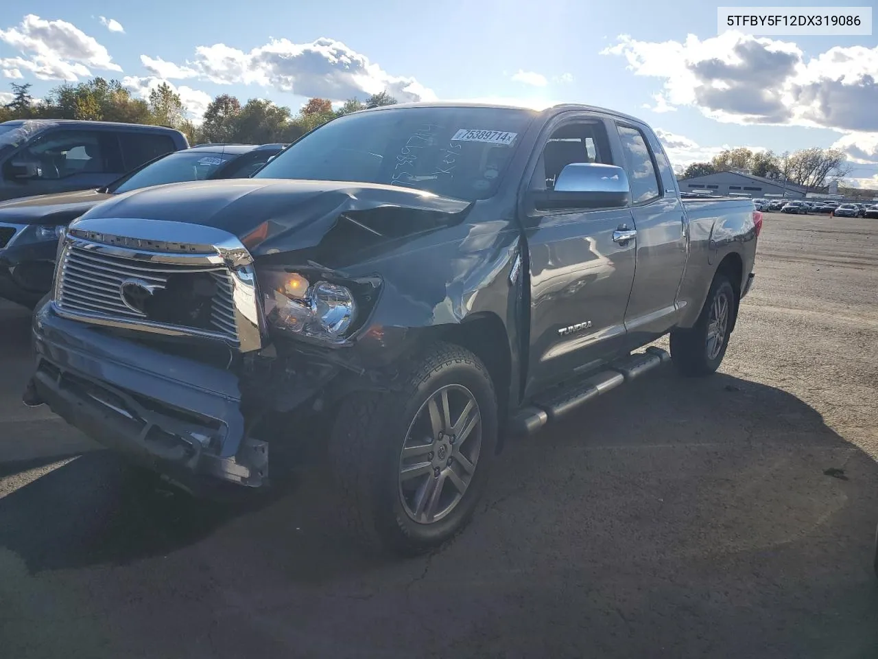 2013 Toyota Tundra Double Cab Limited VIN: 5TFBY5F12DX319086 Lot: 75389714